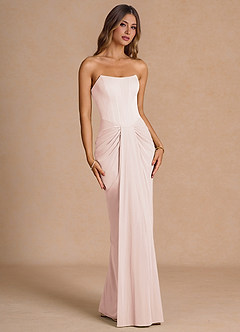 Abito Lungo Rosa Cipria Anais image4