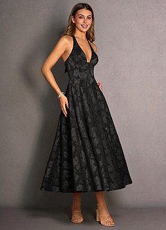 Vestido Negro Midi Isabeau image5