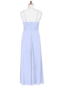 Azazie Luxy Junior Lavender Pleated Mesh Dress image7
