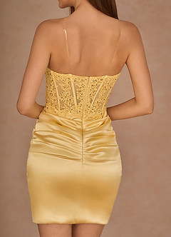 Orielle Amarillo Mini vestido image6