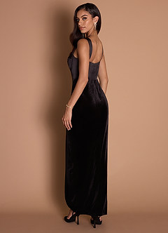 Maxi jurk Mira Zwart image8