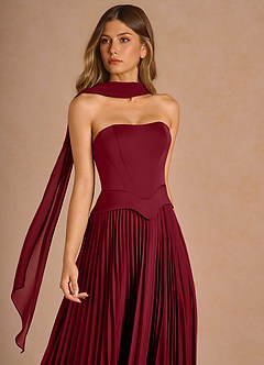 Maxi jurk Rylan Merlot image4