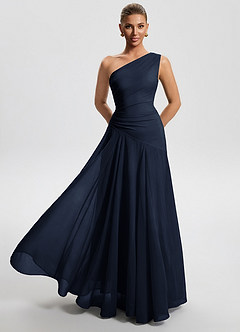 Sylvaine Navy Maxi Dress image4