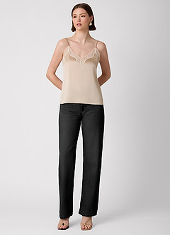 front 100% Washable Silk Camisole