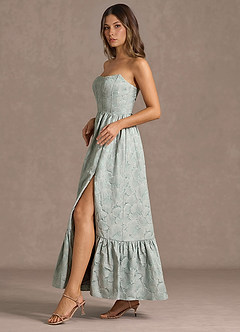 Maxi jurk Diana Fransblauw image3