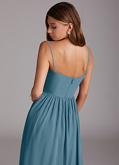 Azazie Calianna Bridesmaid Dresses Bermuda A-Line Off the Shoulder Chiffon Convertible Dress image8
