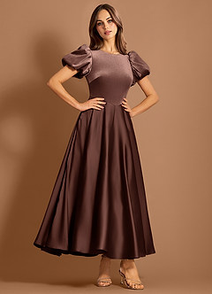 Orlisse Moca Coco Vestido midi image3