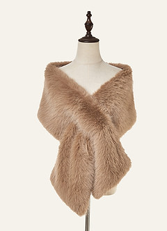 Plush Faux Fur Wrap