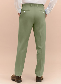 front James Pistachio Structured Stretch Dress Pants