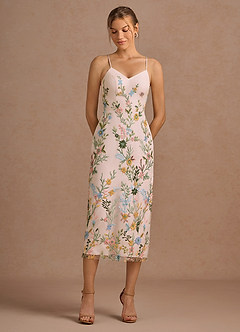 Vestido Rubor Rosa Múltiple Midi Delphine image7