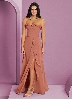 Barbie ♥ Azazie Bridesmaid Dresses MAI TAI A-Line Sweetheart Neckline Chiffon Dress image3