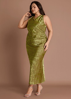 Elena Moss Brown Maxi Dress image9