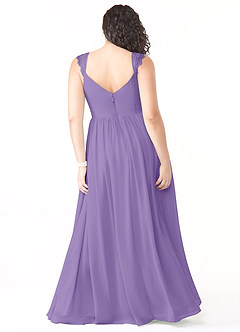 Azazie Cleobella Bridesmaid Dresses Tahiti A-Line Sweetheart Lace Chiffon Dress image9