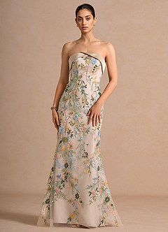 Vestido Rubor Rosa Múltiple Maxi Beabea image3