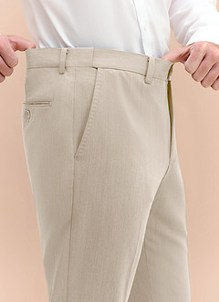 front William Crema Pantaloni eleganti
