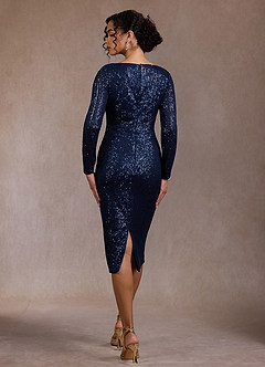 Galina Twilight Blue Midi Dress image4