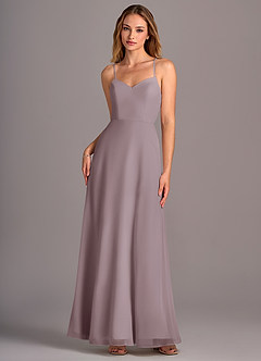 Azazie Mei Bridesmaid Dresses Dusk A-Line Chiffon Dress image1