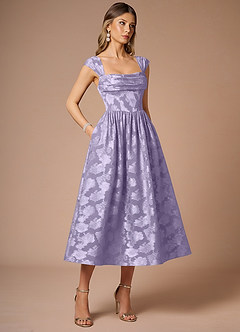 Dana Lilac Midi Dress image3