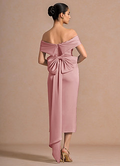 Andrea Light Pink Midi Dress image7