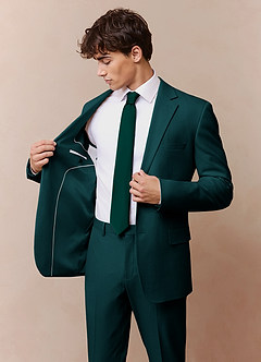 front James Pine Structured Stretch Suit Jacket