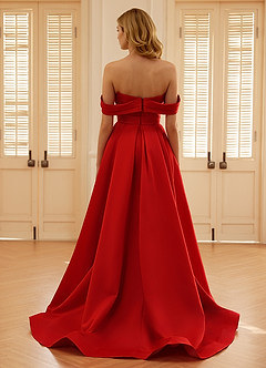 Seraphinaie Red A-line Prom Dress image8