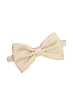 front Matching Matte Satin Pre-Tied Bow Tie & Suspenders Set