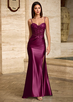 Florallay Bourgogne Robe de bal image5