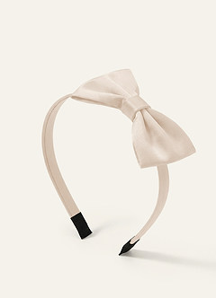 front Girls Satin Headband