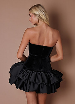 Abito Corto Nero Katy image4