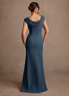 Azazie Irvine Mother of the Bride Dresses Neptune A-Line Pleated Chiffon Dress image3