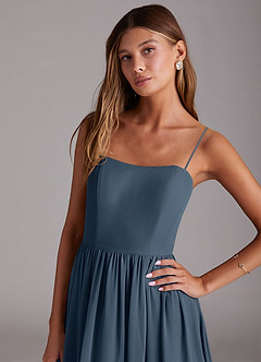 Azazie Calianna Bridesmaid Dresses Neptune A-Line Off the Shoulder Chiffon Convertible Dress image2