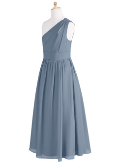 Azazie Molly Junior Twilight A-Line Pleated Chiffon Dress image9