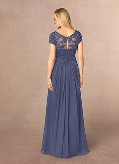 Azazie Jetta Mother of the Bride Dresses Stormy A-Line Sequins Chiffon Dress image3
