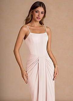 Abito Lungo Rosa Cipria Anais image6