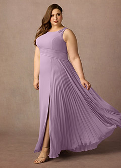 Azazie Galvan Mother of the Bride Dresses Wisteria A-Line Sequins Chiffon Dress image8