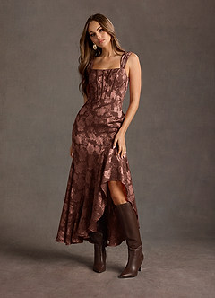 Saskia Mocha Coco Maxi Dress image5