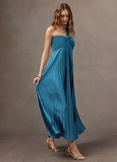 Robe Maxi Bleu Azur Tonia image3