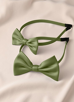 front Junior Bridesmaid Satin Headband