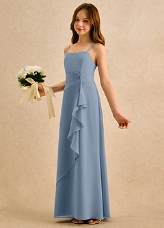 Azazie lolly Girls Formal Flower Girl Klänningar Klä A-Line i Chiffong Plisserad image1