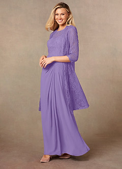 front Azazie Cho Lace Wrap