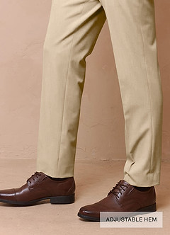 front James Champagner Anzug