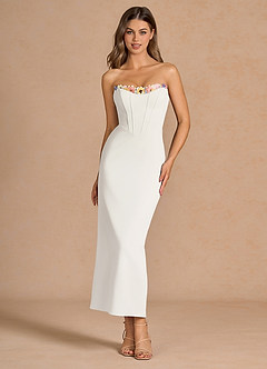 azra maxi dress white Azazie 2026 White Graduation Dress