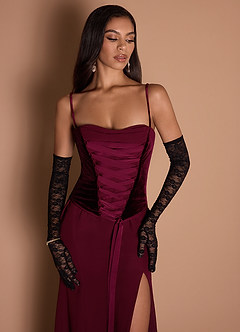Lexi Viini Lace Up Maxi Mekko image2