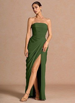 Kaavia Olive Maxi Dress image3
