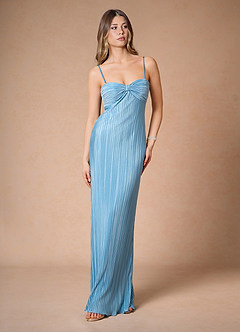 Nephele Dusty Blue Maxi Dress image3