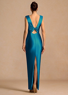 Hivera Steel Blue Maxi Dress image2