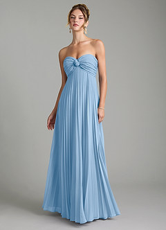 Azazie Tempest At-home Try On Dresses Agave Empire Corset Chiffon Convertible Dress image4