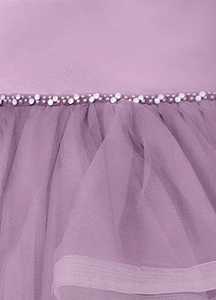 Azazie Sofia Flower Girl Dresses Wisteria A-Line Beaded Tulle Dress image4