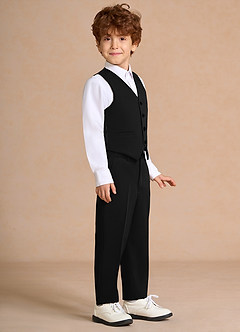 front Oliver Black Boys 3-Piece Suit