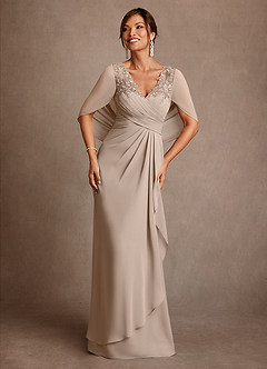 Azazie A-Line/Princess V-Neck Floor-Length Lace Mother of the Bride or Groom Dresses